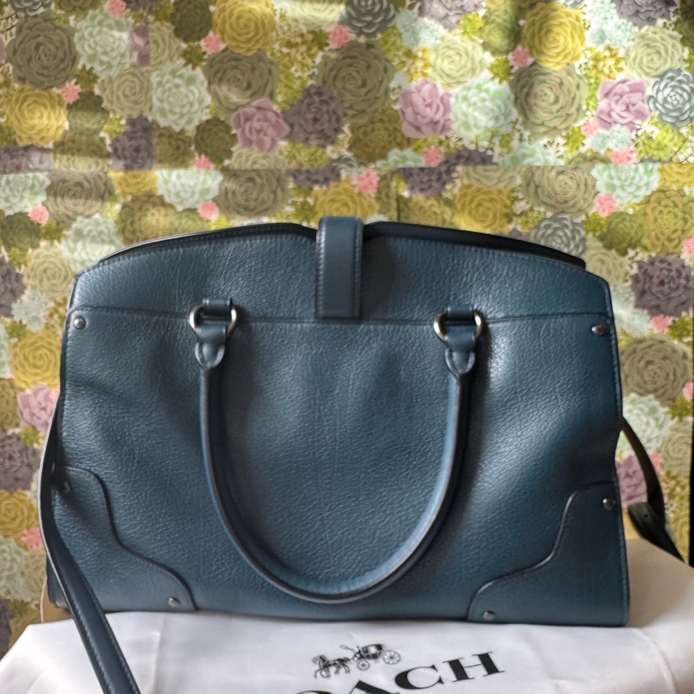 Coach Mercer Satchel with Whiplash Detail NEW